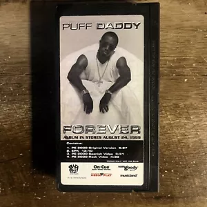 Puff Daddy Forever 1999 Promo VHS Rock Video Rare HTF - Imagen 1 de 8