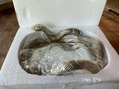 Gold SNAKE Vanity Mirror Perfume Tray / Holder Bath and & Body Works - Image 1 of 3