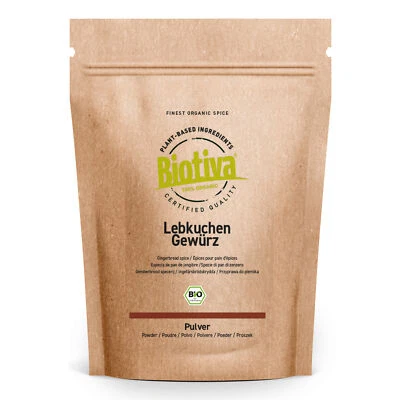 Condimento per pan di zenzero biologico 100 g Biotiva (95,90 EUR/kg)