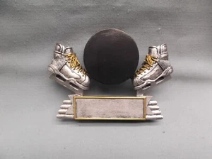 HOCKEY Trophäe Harz Award Schlittschuhe und Puck - Bild 1 von 1