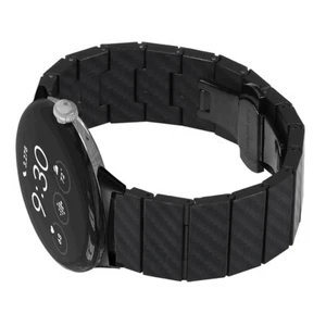 Für Google Pixel Watch 1 2 Luxus Kohlefaser Armband Armbanduhr Band Bracelet - Bild 1 von 9
