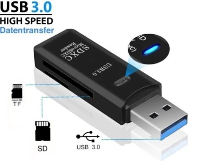 Kartenleser USB Speicherkartenleser Stick Reader Micro SD XC TF Card Adapter - Bild 1 von 4