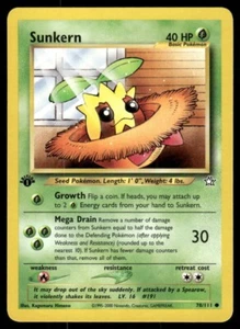 Pokemon Tcg Neo Genesis WOTC NM Regular Sunkern [1st Edition] #78 - Picture 1 of 2