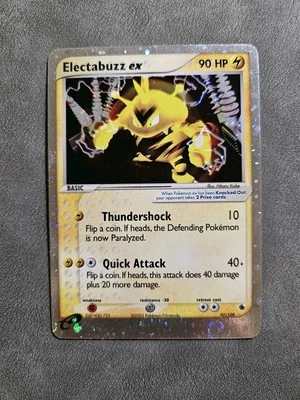 Electabuzz EX 97/109 🌀DOUBLE SWIRL + TWO EDGE SWIRLS - EX Ruby & Sapphire - NM - Image 1 of 4