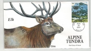 2007 COLLINS HANDPAINTED COLORADO ALPINE TUNDRA ANIMALS AMERICAN ELK - Picture 1 of 1
