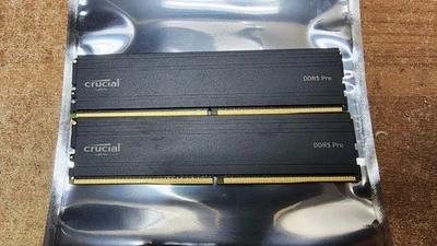 Crucial Pro 64GB DDR5 5600Mhz (1X64GB) CL46 Desktop Memory Ram - Image 1 of 3