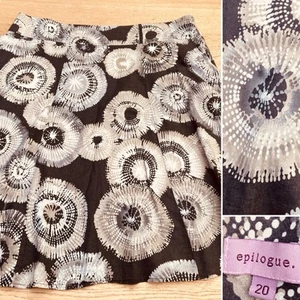 Epilogue Size 20 Grey Floral Skirt Wedding Summer Holiday Excellent S5 - Picture 1 of 7