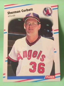 1988 Fleer Update - Sherman Corbett #U-11 (RC) - California Angels  - Picture 1 of 2