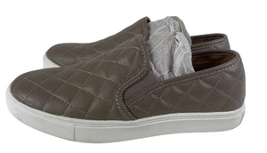 Mountain Sole Women's Slip On Sneaker Shoes Quilted Taupe/Gray Ladies 7.5 - Picture 1 of 13