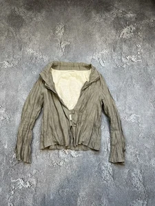 Annette Gortz Womens Avantgarde Blazer Linen Blend With Button Size 38 - Picture 1 of 10