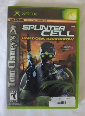 Tom Clancy's Splinter Cell Pandora Tomorrow Xbox Game Case w/  Manual And Tested - Image 1 of 4