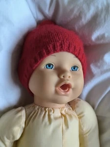 Vintage CITITOY doll with handmade red socks and hat, 1998  - Picture 1 of 8