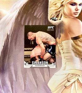 CUB SWANSON 2013 Topps UFC Knockout RC Rookie GOLD Black SP /188 Featherweight - Picture 1 of 3