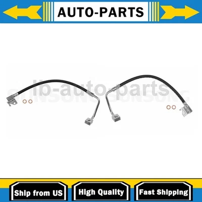 2X Manguera de línea de freno delantero Sunsong para Jeep Commander 2006 2007 2008 2009 2010 Foto 1 de 4