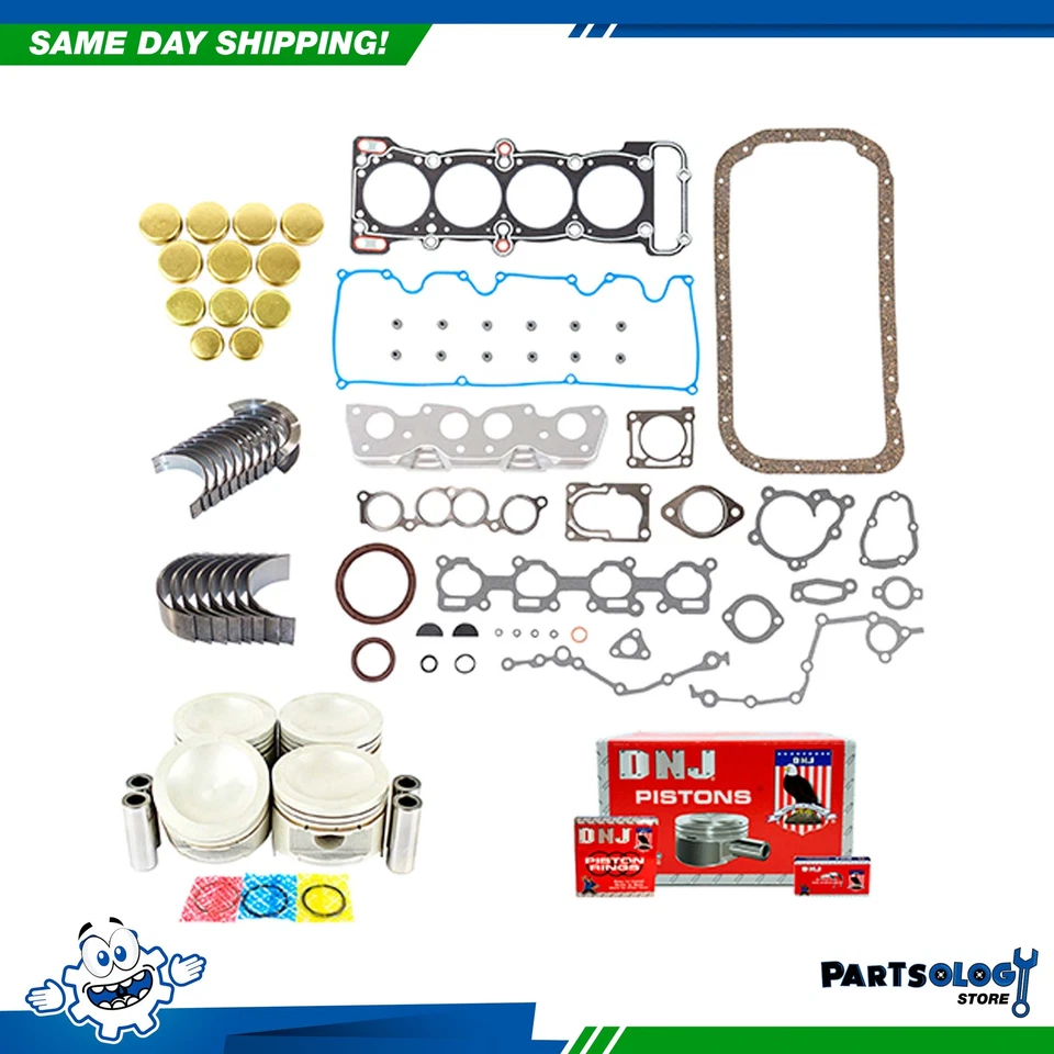 Kit de reconstrucción de motor DNJ EK450 para 89-94 Mazda B2600 MPV 2,6 L4 SOHC 12v Foto 1 de 4
