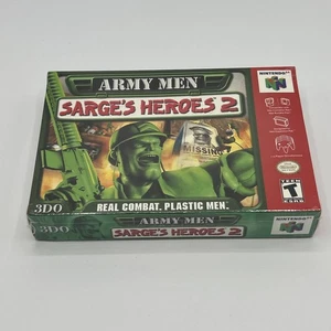 Army Men: Sarge's Heroes 2 (Nintendo 64, 2000) Brand New Sealed - Picture 1 of 9