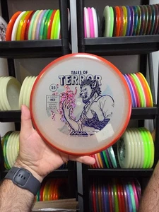 Axiom Discs Particle Eclipse Hex 177g #5 Halloween Big Jerm Blue Glow Disc Golf - Picture 1 of 7