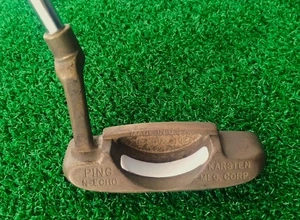 Vintage Ping N-Echo Karsten Putter 331/4" mit neuem The Grip Master Leder Wrap Griff - Bild 1 von 6