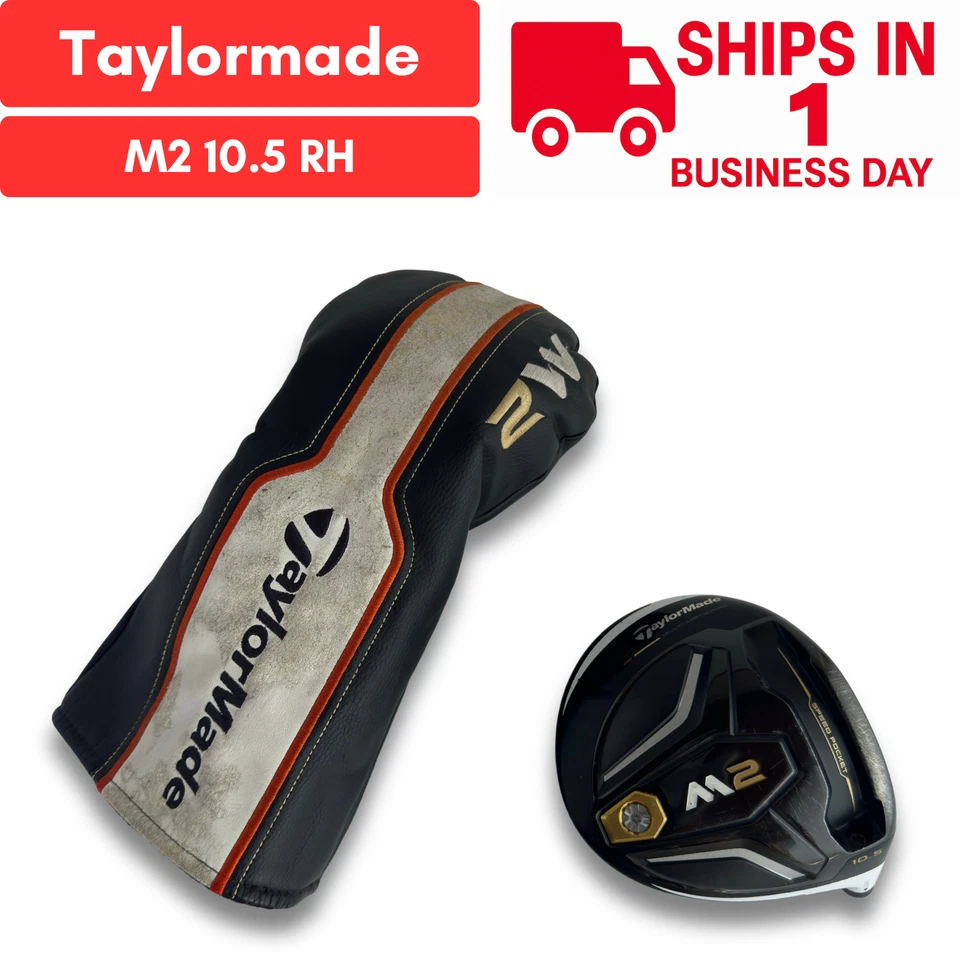 Driver TaylorMade M2 10.5 solo testa destra con copricapo USATO SPEDIZIONE FSAT - Immagine 1 di 4