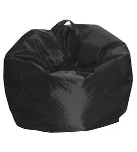POUF ARMONIA "COMODONE" IN NYLON NERO 65X65X62 CM - Foto 1 di 1