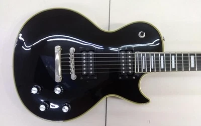 GRECO Les Paul Заказной Б/у Березовый Корпус Кленовый Гриф Гриф Ebonol Черный - Изображение 1 из 4