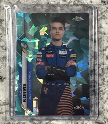 2020 Topps Sapphire Formula 1 Lando Norris Rookie Aqua /99 F1 McLaren - Image 1 of 2