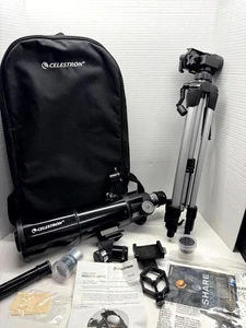 Celestron Travel Scope 80 Portable Refractor Telescope with Backpack Accessories - Picture 1 of 24