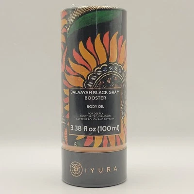 Aceite potenciador corporal iYura BALAAYAH Black Gram 3,38 oz/100 ml Ayurveda SELLADO Foto 1 de 4
