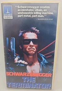 Terminator Arnold Schwarzenegger VHS Tape Original 1984 Thorn EMI Rare Hard Case - Picture 1 of 11