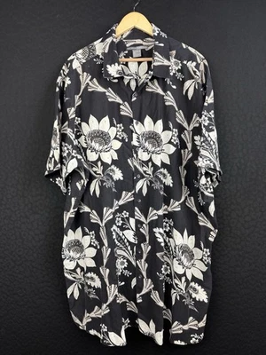 Camisa de hombre George Foreman 4XT NegroLino Abotonado Colección Signature Foto 1 de 4