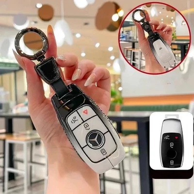Car Key Fob Cover Case for Mercedes-Benz S Maybach Key Protective Shell 4 Button - Image 1 of 3