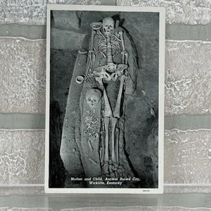 Wickliffe, KY Kentucky Ancient Buried City Mother & Child Vintage Postcard UNP - Picture 1 of 12