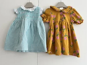 Baby Girls 3-6 Months Dress Outfit Bundle NEXT Flowers Stripes Summer - Picture 1 of 15