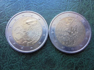 2 x 2 Euro Münzen Deutschland . verschiedene Bundesländer . - Bild 1 von 2