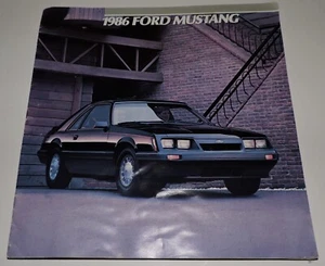 1986 Ford Mustang Brochure Original - Picture 1 of 5