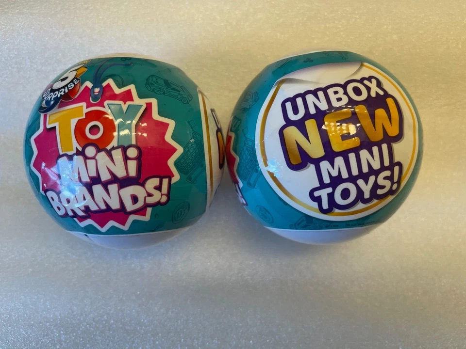 💎  "NEW & UNOPENED" ZURU 5 SURPRISE - SERIES 1 TOY MINI BRANDS LOT OF 2 💎 - Image 1 of 2