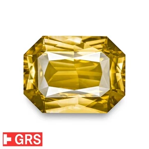GRS & BELLEROPHON Certified SAPPHIRE 14.05 Ct. Natural Untreated FLAWLESS Rare - Picture 1 of 7