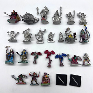 23 Reaper Bones D&D Fantasy Metal Miniatures Lot Painted Unpainted Wizard Dwarf
