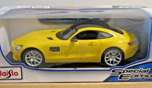 Maisto Special Edition Mercedes Benz AMG GT Yellow 1:18 Scale - Picture 1 of 8