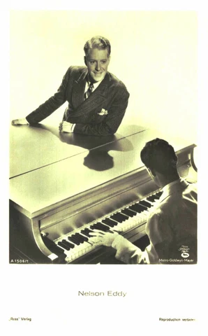 Nelson Eddy Original Ross Postcard No. 3329 Cover