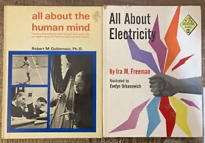 10 VINTAGE RANDOM HOUSE ALL ABOUT SERIES BOOKS SCIENCE NATURE BIOLOGY ANIMALS+++ - Foto 1 di 5