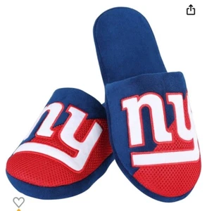 New York Giants Men's FOCO Slippers Size M (9-10) - Picture 1 of 11