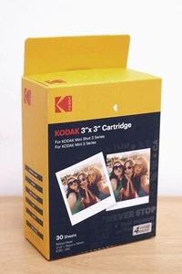 KODAK CARTA PER MINI SHOT 3 RETRO PER 30 FOTO 76 x 76 MM - Zdjęcie 1 z 3