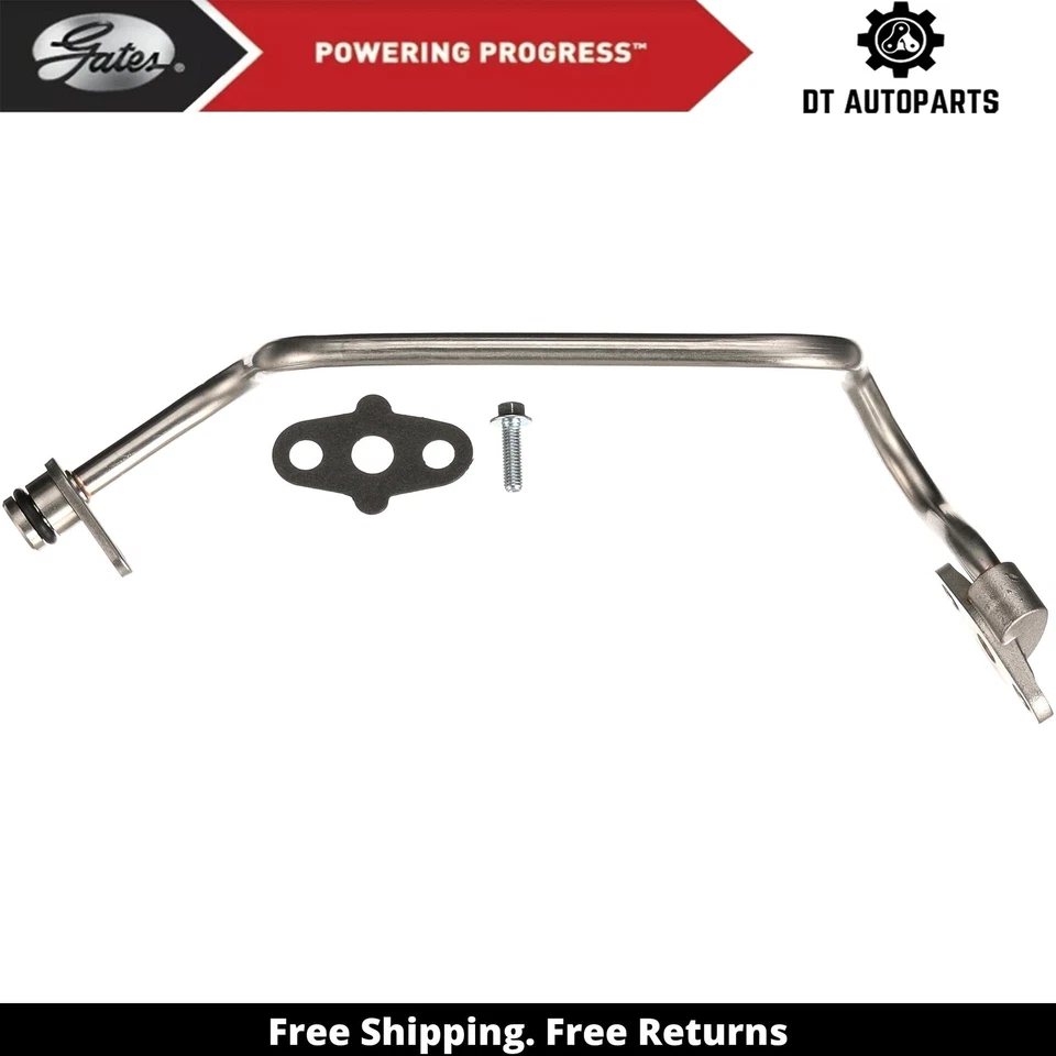 Portões de linha de fornecimento de óleo turbocompressor 2007 para 2006-2008 International 4100 SBA - Imagem 1 de 3