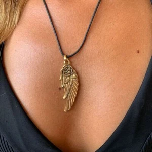 Caduceus Silver Pendant sm Necklace - Picture 1 of 1