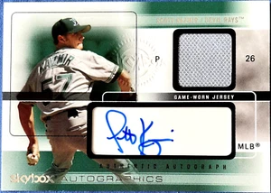 #'d 48/75 Scott Kazmir Autogramm, Trikot 2005 Skybox Autogramm "GEPRÄGT"/75 - Bild 1 von 4