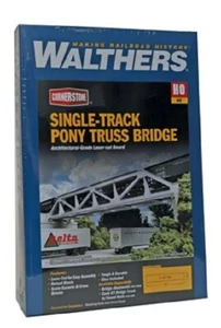 Puente armazón pony de una sola pista HO Walthers parte # 933-4030 - corte láser - Imagen 1 de 1