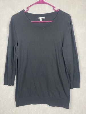 Suéter halógeno para mujer XL manga 3/4 pulóver manga acanalada y dobladillo Foto 1 de 4