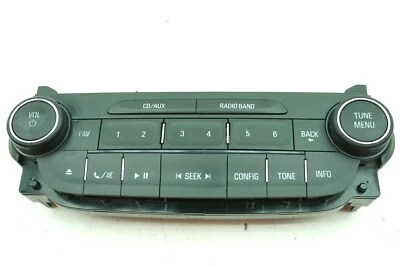 Chevrolet Malibu LS 2014 tablero central audio sonido radio reproductor interruptor de menú OEM Foto 1 de 4