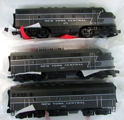 New York Central F-3 A-B-A Diesel Set  ~MTH NYC RR~ #1608/1630/2414 Model Train - Image 1 of 4